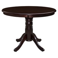 Jídelní stůl, kulatý, kaštan, průměr 106 cm, TABLOS NEW Kondela