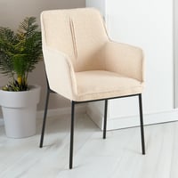 Designové křeslo, béžová/černá, REMOND Kondela (foto 3)