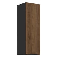 Horní skříňka, ořech okapi/černá, MENZO 30 G-90 1F Kondela