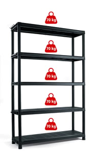 Regál PLUS 120/5 Rojaplast (foto 3)