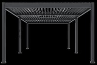 Bioklimatická pergola INTRO DUO 8x4 m Rojaplast (foto 7)