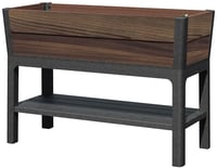DECO ELEVATED GARDEN BED květináč Walnut Rojaplast (foto 2)