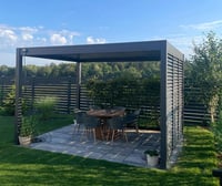 Pergola PANEL LAMELY zastínění fixní horizontální 1,3 m pro bioklimatickou Rojaplast (foto 10)