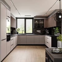 Horní skříňka, černá, ARAKA/MENZO/SIBER 80 GS-72 2F Kondela (foto 5)