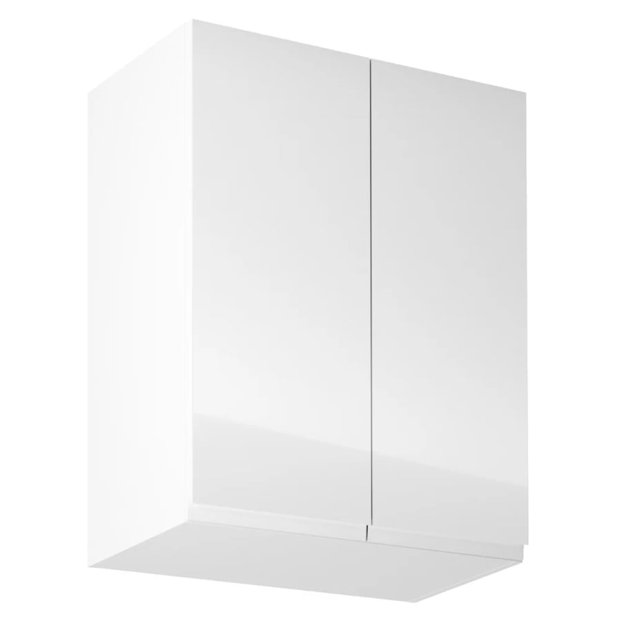 Horní skříňka AURORA G602F – Bílá/bílý extra vysoký lesk Kondela