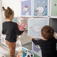 Dětská modulární skříň HAKON Kondela (foto 7)