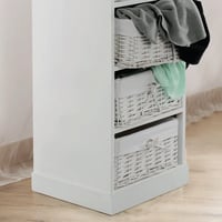 4-šuplíková komoda, bílá, BLANCO Kondela (foto 3)