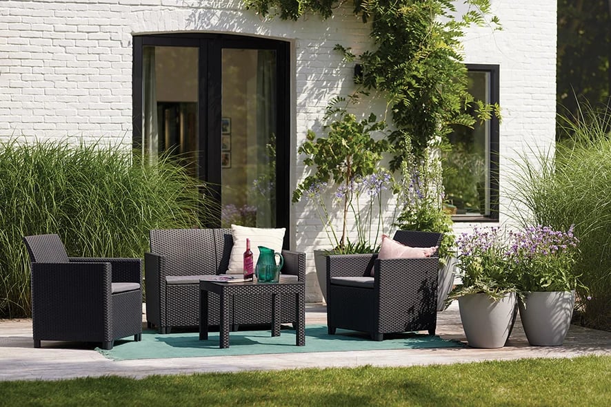 Zahradní souprava CLAIRE SEATERS SOFA 2 Rojaplast