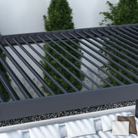 Bioklimatická pergola ke stěně INTRO PLUS 4x3 m Rojaplast (foto 33)