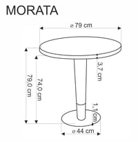 Jídelní stůl MORATA Halmar (foto 18)