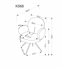 Jídelní židle K568 Halmar (foto 3)