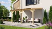Pergola WEKA Dřevěná zahradní 672 (4,3x3,7 m) Rojaplast