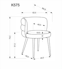 Jídelní židle K575 Halmar (foto 6)