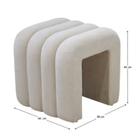 Designový taburet SUNDO Kondela (foto 5)