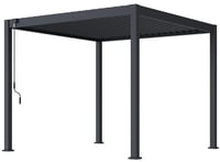 Pergola ECO Bioklimatická 3x3 m ocel volně stojící Rojaplast (foto 3)
