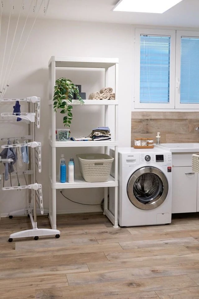 Regál DEA HOME WASH STORE & k pračce 4 police Rojaplast