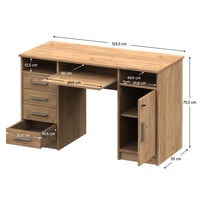 Počítačový stůl B9 NEW Kondela (foto 4)