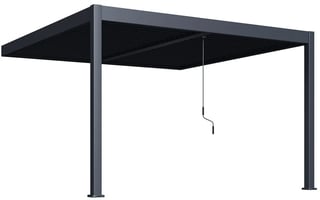Bioklimatická pergola ke stěně INTRO DUO 4x4 m – TOP akční produkt kategorie