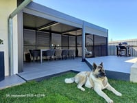 Pergola PANEL ANTRACIT LAMELY zastínění sklápěcí horizontální 1 m pro bioklimatickou Rojaplast