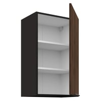 Horní skříňka, ořech okapi/černá, MENZO 45 G-72 1F Kondela (foto 2)