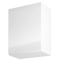 608/5000Horní skříňka, bílá / bílý extra vysoký lesk, levá, AURORA G601F Kondela