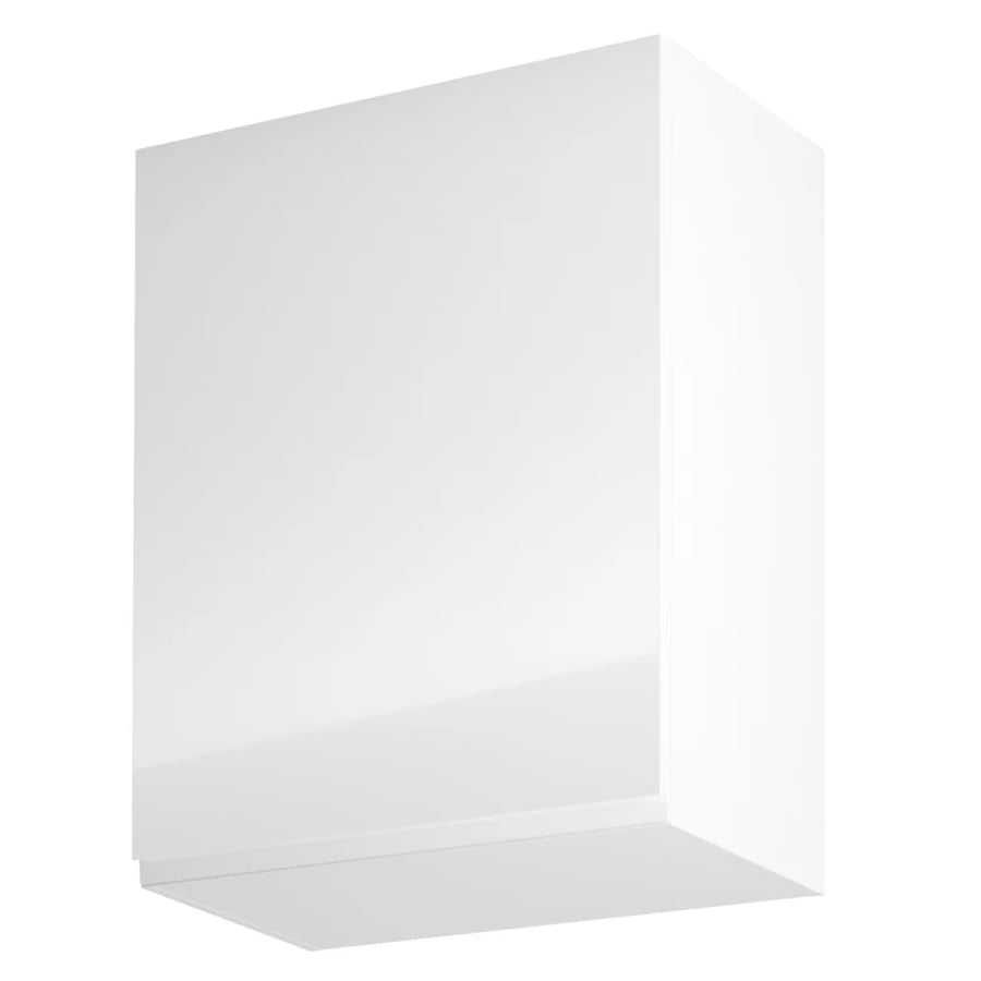 608/5000Horní skříňka, bílá / bílý extra vysoký lesk, levá, AURORA G601F Kondela