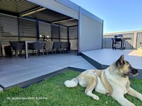 Pergola PANEL ANTRACIT LAMELY zastínění sklápěcí horizontální 1 m pro bioklimatickou Rojaplast (foto 7)