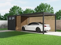 Přístřešek PRESTIGE Hliníkový na auto 5,3x3 m Rojaplast (foto 11)