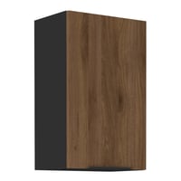 Horní skříňka, ořech okapi/černá, MENZO 45 G-72 1F Kondela