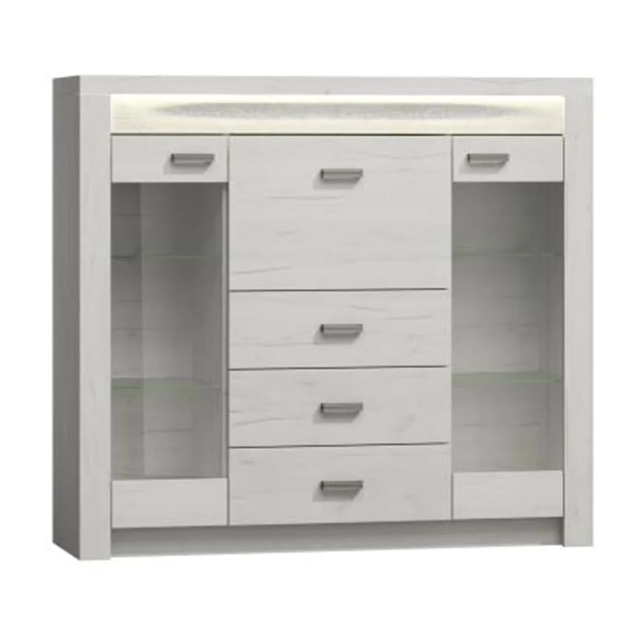 Komoda s vitrínou INFINITY 08 – 0000108488 Kondela