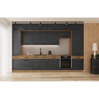 Horní skříňka, šedá matná/dub lancelot, VEGA 58x58 GN-72 1F Kondela (foto 4)