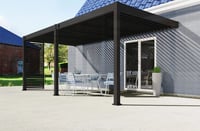 Bioklimatická pergola ke stěně INTRO PLUS 6x3 m Rojaplast
