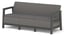 SCANDI LINEA SEATER SOFA 3 – Carbon Grey / Grafit Rojaplast