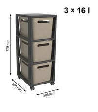 ROTHO BRISEN komoda 3x16 L Rojaplast (foto 15)