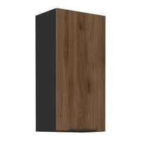 Horní skříňka, ořech okapi/černá, MENZO 45 G-90 1F Kondela