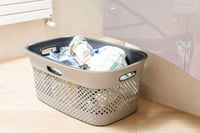 DEA HOME WOOLLY Koš na čisté prádlo 45 L / antracit Rojaplast (foto 18)