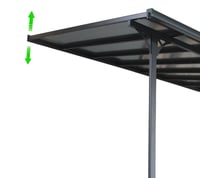 Pergola BRUCE H polykarbonát Rojaplast (foto 6)