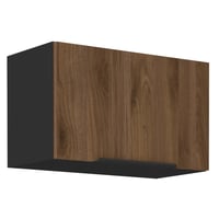 Horní skříňka, ořech okapi/černá, MENZO 60 GU-36 1F Kondela