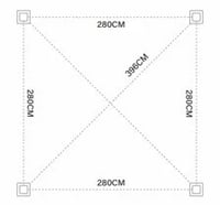 Pergola ECO Bioklimatická 3x3 m ocel volně stojící Rojaplast (foto 14)
