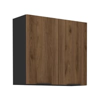Horní skříňka, ořech okapi/černá, MENZO 80 G-72 2F Kondela