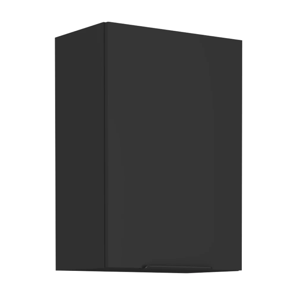 Horní skříňka, černá, SIBER 50 G-72 1F Kondela