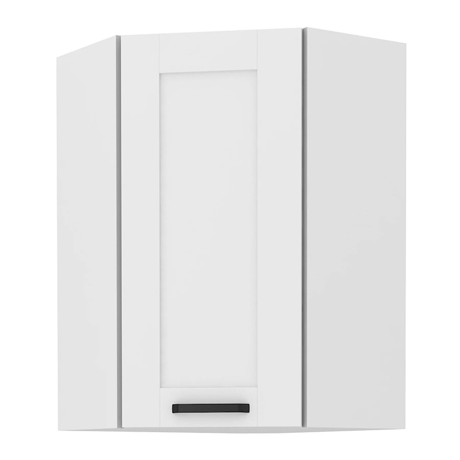 Horní rohová skříňka LULA 58x58 GN-90 1F – Bílá Kondela