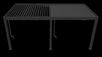 Bioklimatická pergola ke stěně INTRO PLUS 6x3 m Rojaplast (foto 3)