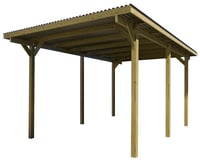 Přístřešek WEKA Dřevěný na auto 606 (3x5 m) Rojaplast (foto 2)