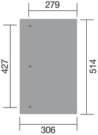 Pergola WEKA Dřevěná zahradní 671 (5,1x3 m) Rojaplast (foto 5)