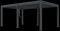 Bioklimatická pergola INTRO DUO 6x4 m Rojaplast (foto 3)