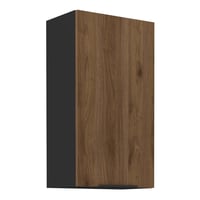 Horní skříňka, ořech okapi/černá, MENZO 50 G-90 1F Kondela