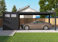 Přístřešek PRESTIGE Hliníkový na auto 5,3x3 m Rojaplast (foto 12)