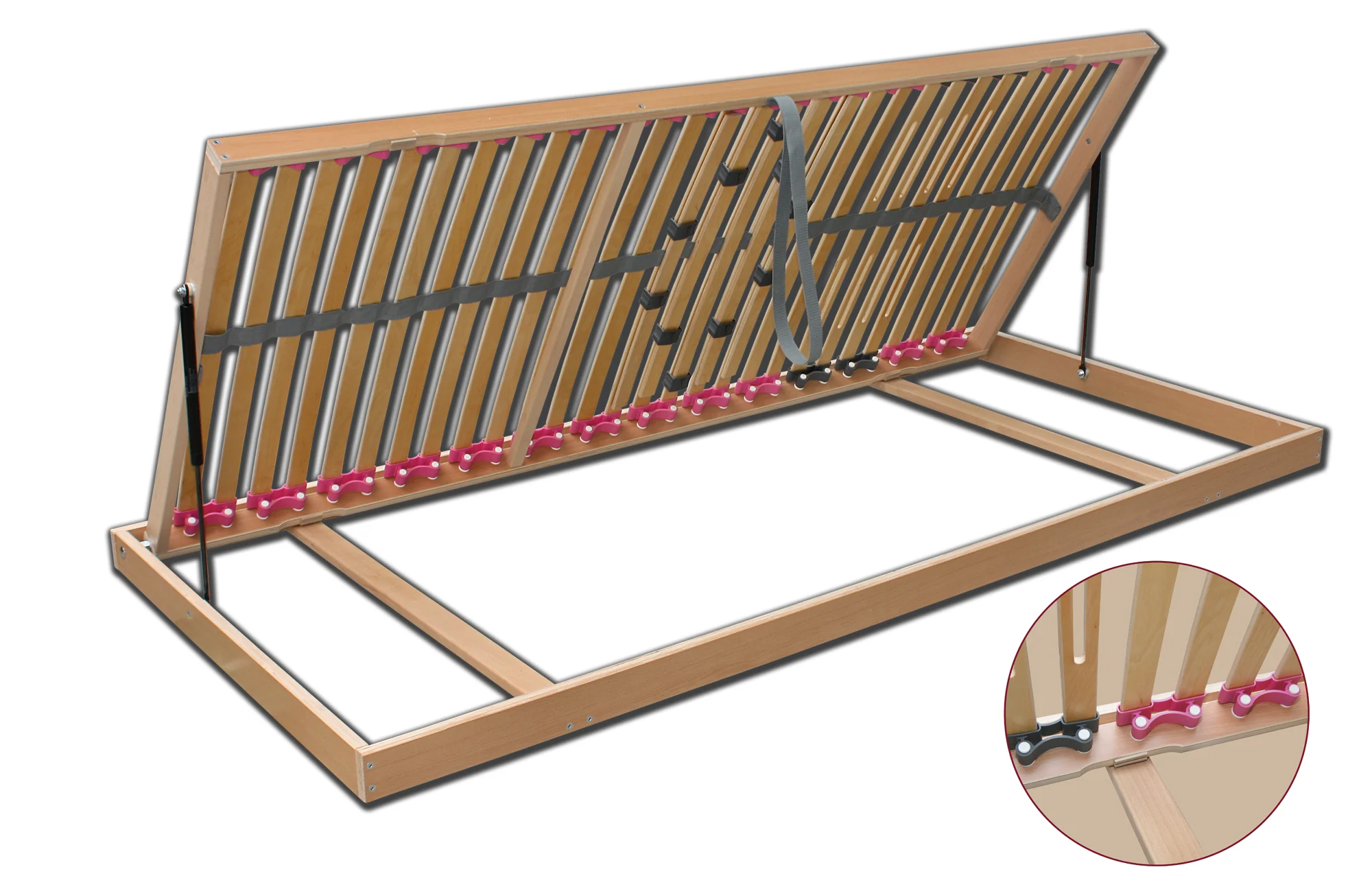 Rošt Dino Flex Boční výklop (šířka 80-90 cm) Dřevočal
