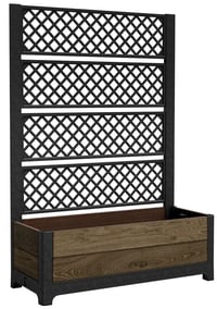 DECO TULIP květináč 110 L Walnut Rojaplast